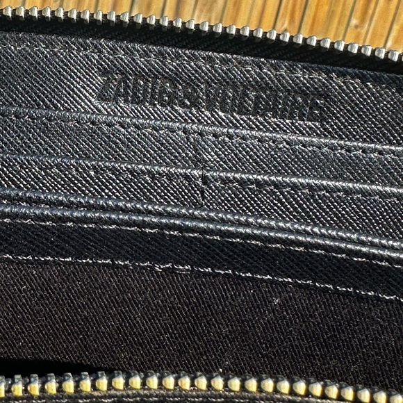 Leather Zip Around Wallet - Picture 11 of 12